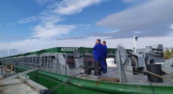 Найбільша в Україні зернова баржа доставить свій перший вантаж – 6 тис. тонн кукурудзи Рис.1