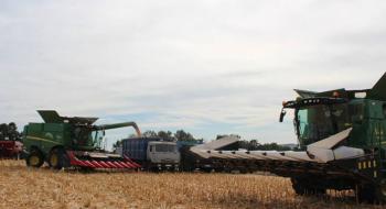 Ольгополь обмолотила 20% кукурудзи: врожайність — нижча минулорічної Рис.1