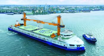 Самохідний плавкран НІБУЛОНу відвантажив на експорт 2,5 млн т сільгосппродукції Рис.1