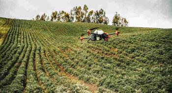 Компанія XAG розробила дрони для обробки полів пестицидами в умовах високогір'я Рис.1