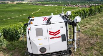 Yanmar презентував робота-обприскувача YV01 для виноградників Рис.1