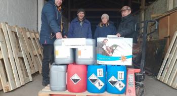 64 господарства з виробництва молока в Харківській області одержали гуманітарну допомогу від Швейцарії Рис.1