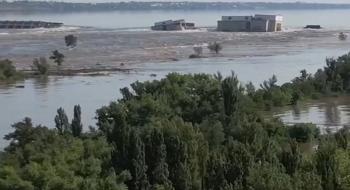 107 гідротехнічних споруд Держрибагентства затоплено на лівобережжі Херсонщини Рис.1