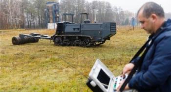 В Україні запрацювала перша вітчизняна машина для підготовки ґрунту до розмінування Рис.1