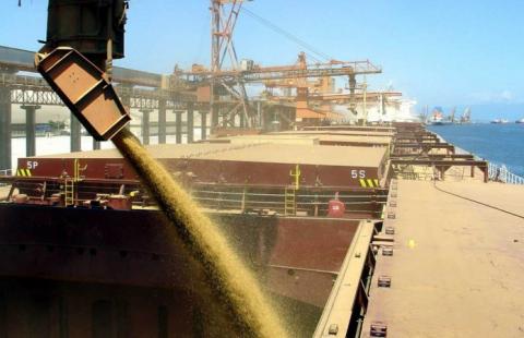 Перевалка зерна через морські порти зросла на 37% Рис.1