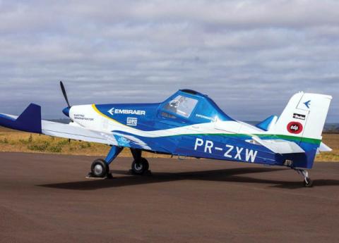 Бразильці випробують електричний сільськогосподарський літак у 2021 році Рис.1