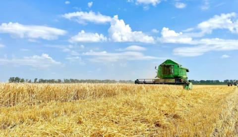 Аграріям Харківщини залишилось обмолотити 5% ранніх зернових Рис.1