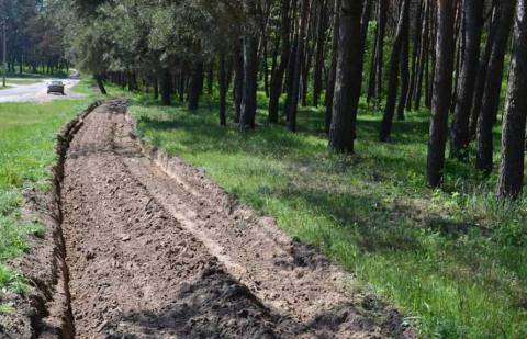 Ліси на Черкащині захищають мінералізованими смугами Рис.1