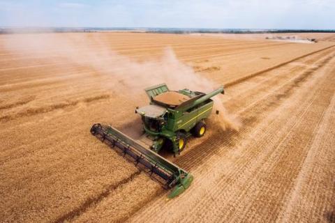 В Україні продовжується збирання зернових та зернобобових культур Рис.1