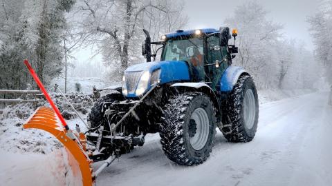 Розроблено спеціальні тракторні шини для зимових сільгоспробіт Рис.1