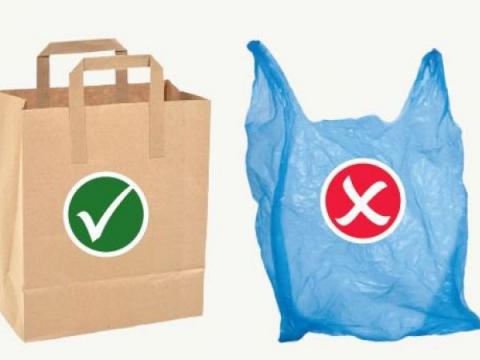 Відсьогодні в Україні заборонено безкоштовні пластикові пакети в магазинах Рис.1