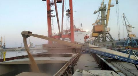 В Бердянському порту активізувався експортний трафік зерна Рис.1