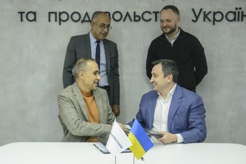 Мінагрополітики та Світовий банк підписали Угоду про підтримку та відновлення сільського господарства України Рис.1