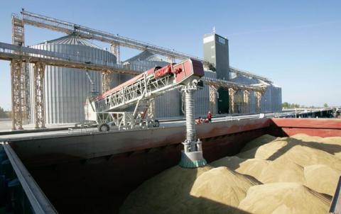 Експорт зернових через порти скоротився на 8% Рис.1
