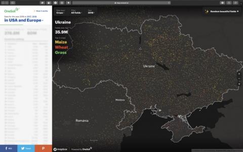 Стартап з Білорусі запустив інтерактивну карту полів Європи та США Рис.1